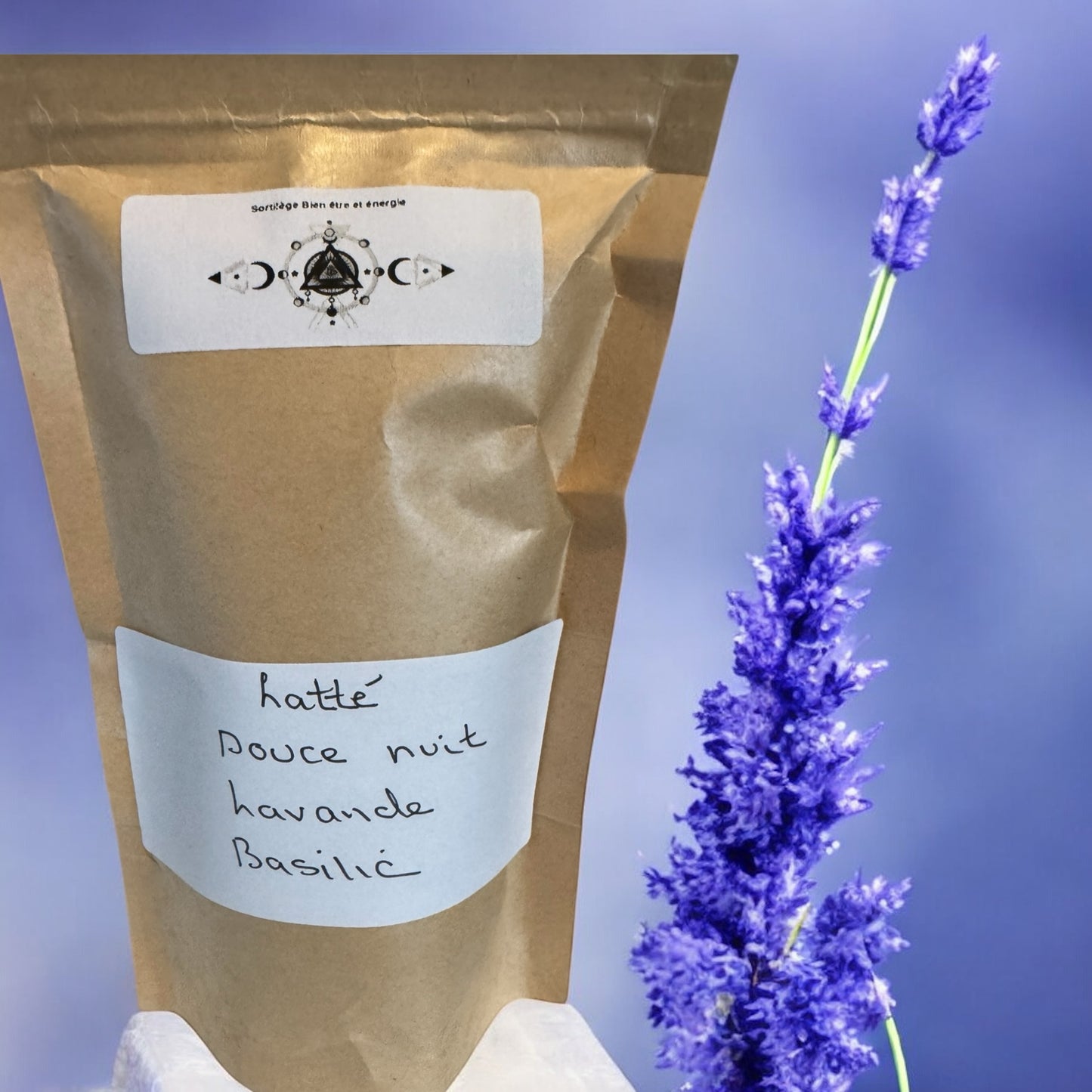 Latte lavande basilic
