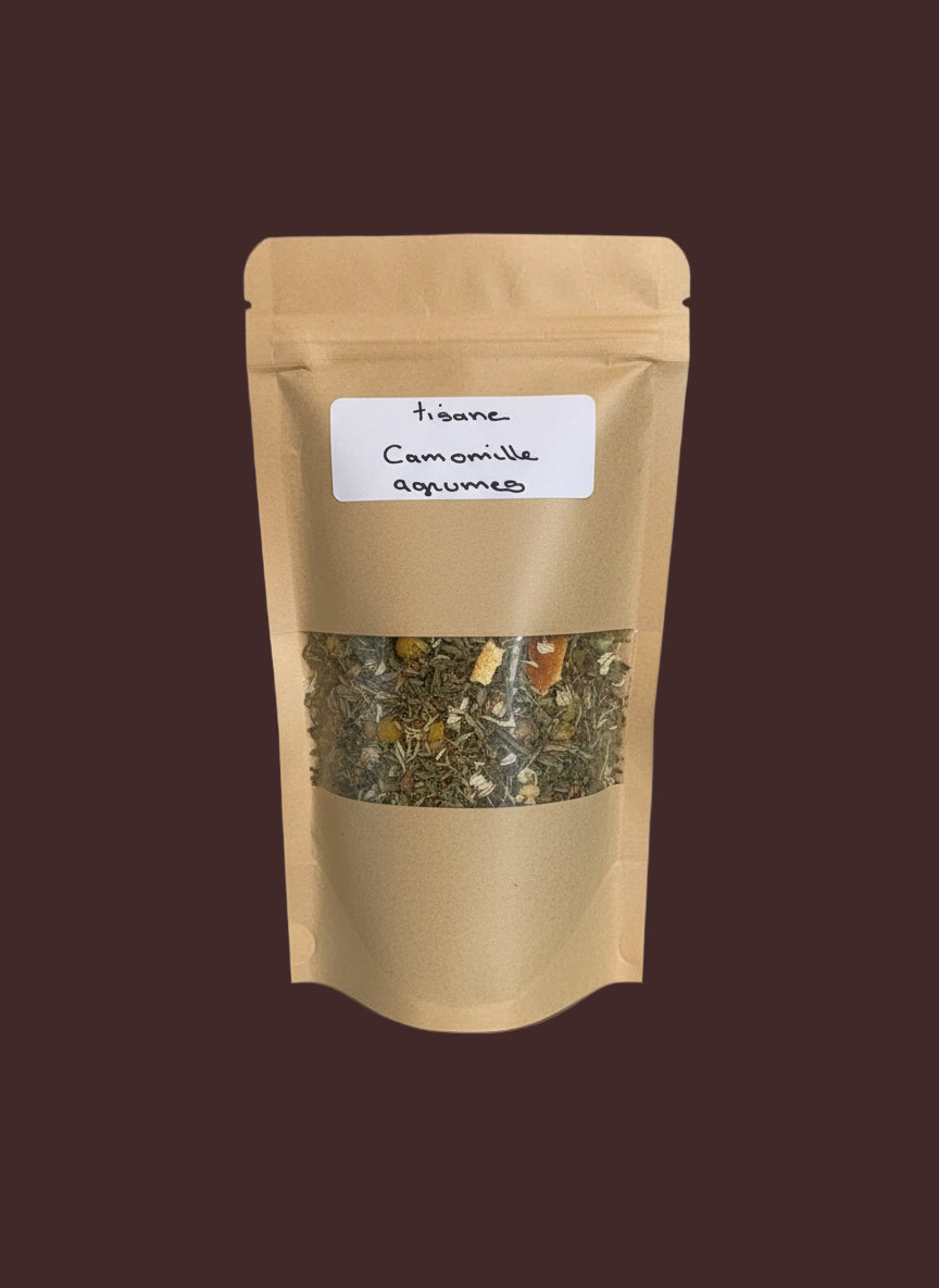 Tisane camomille agrumes