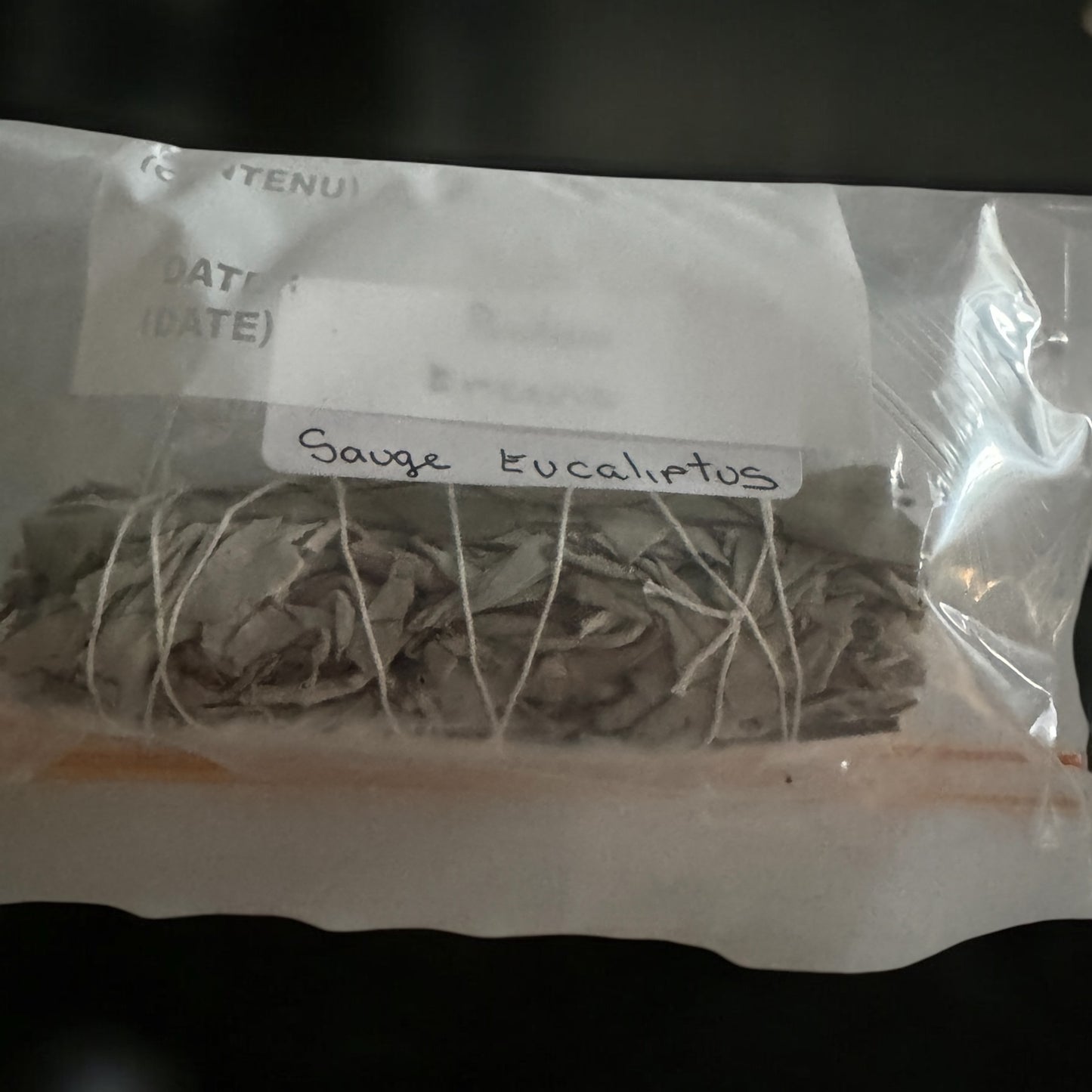 Encens de sauge et eucalyptus