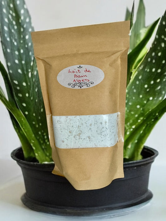 Bain de lait à aloès