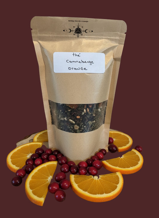 thé canneberge orange
